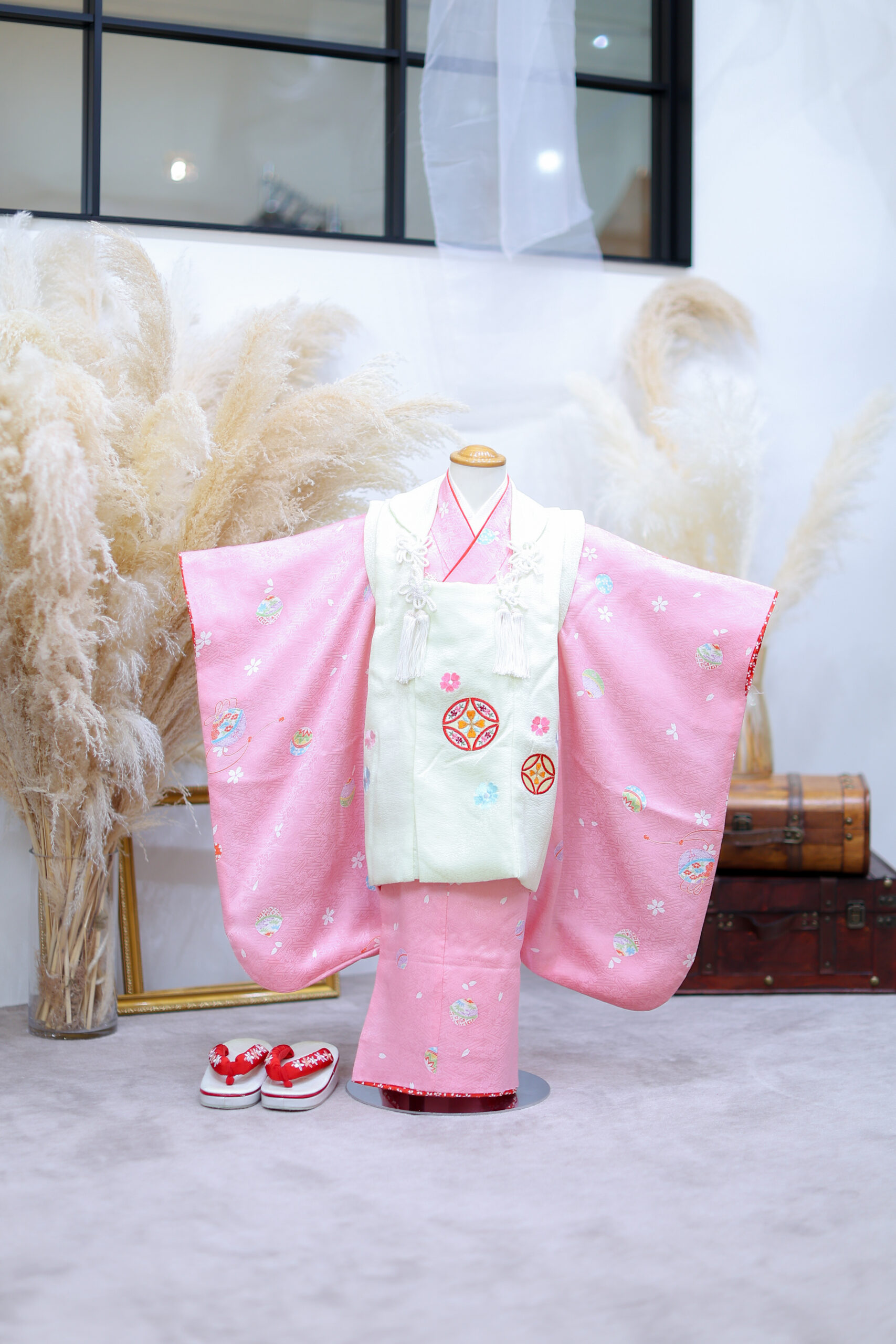 3歳女の子被布-13