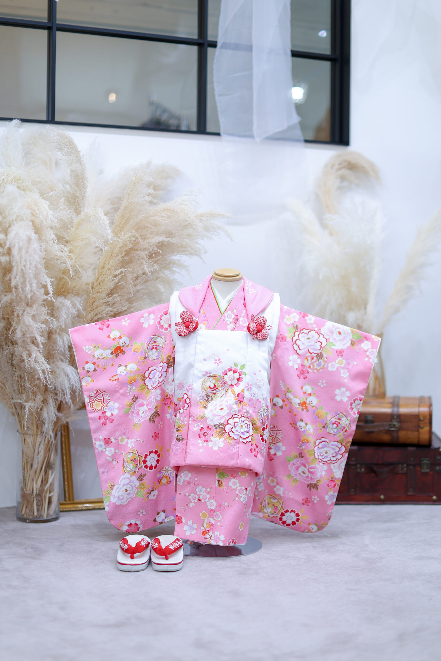 3歳女の子被布-15