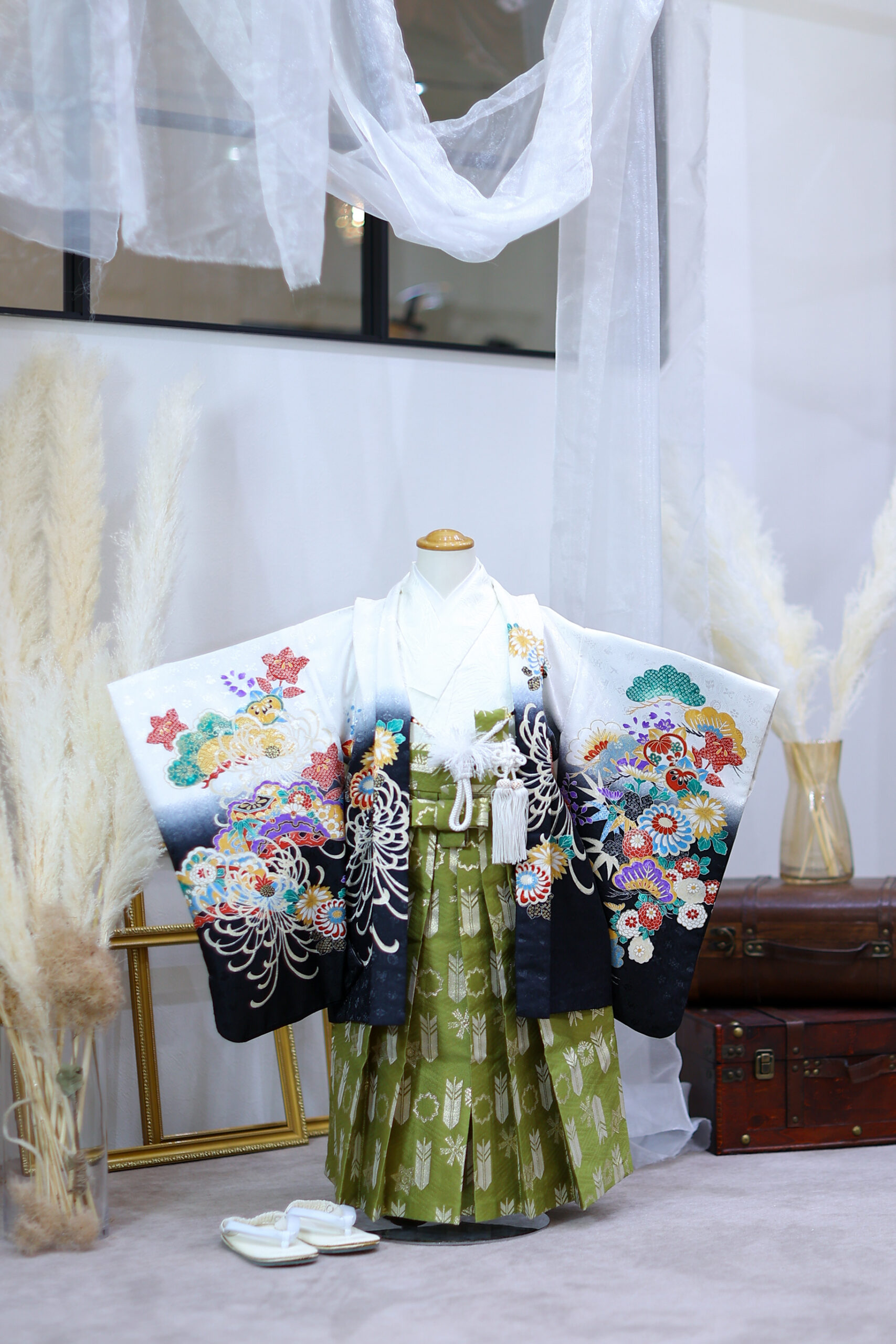 3歳男の子着物-3