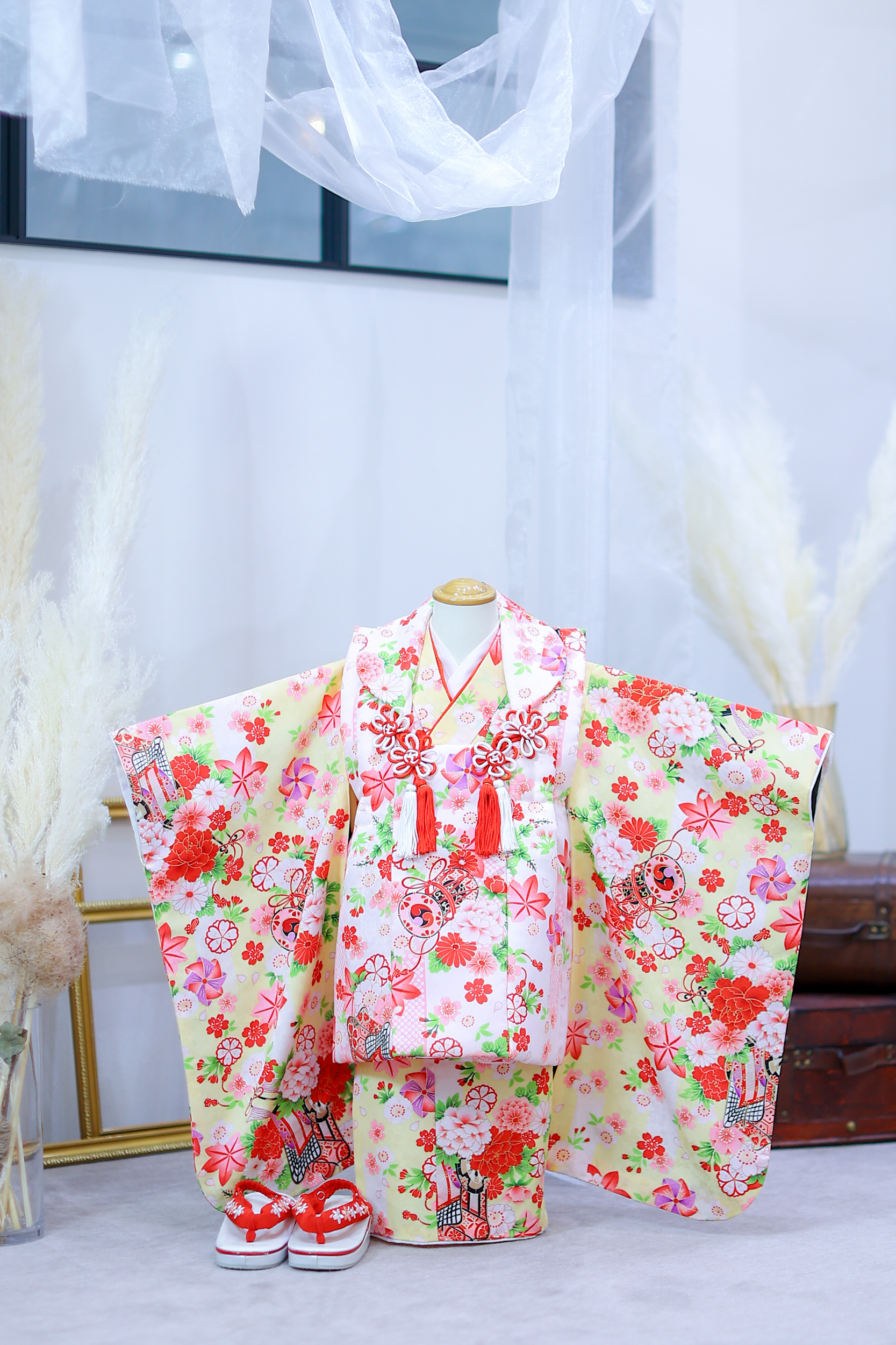 3歳女の子被布-4